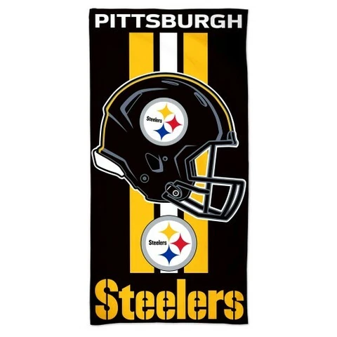 Brand New NFL Pittsburgh Steelers  30 x 60 Beach Towel Home Decor Towel Cotton Cover