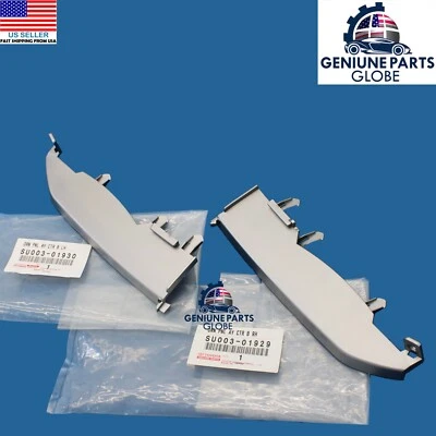 JUEGO DE CUBIERTA DE PANEL DE CUADRO DE INSTRUMENTOS DERECHO E IZQUIERDO PLATEADO GENUINO TOYOTA FRS 86 BRZ Foto 1 de 4