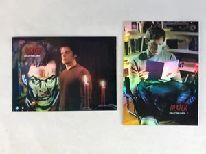 ALBUM ONLY PROMO CARD SET: DEXTER SEASON 1 & 2 (BREYGENT/2009) 1 & 2 - Picture 1 of 3