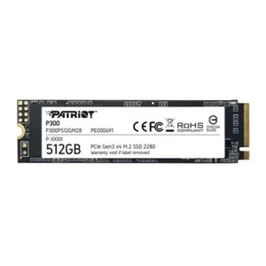 SSD interne Patriot P300 512 Go 2280 M.2 PCIe Gen3 x4 NVMe 1,3 pour PC/ordinateur portable - Photo 1/9