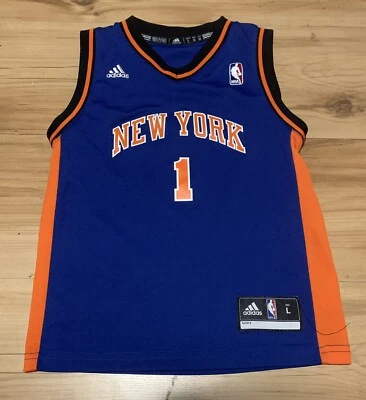 Camiseta deportiva vintage Adidas New York Knicks Amare Stoudemire Swingman niño grande azul Foto 1 de 4