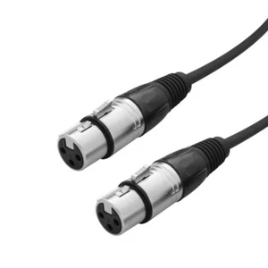 W Audio 0.25M XLR Female to Female Gender Changer Adaptor Lead Cable - Picture 1 of 1