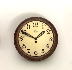 Rare French 1920’s Industrial Wall Clock by DEP - Picture 1 of 12