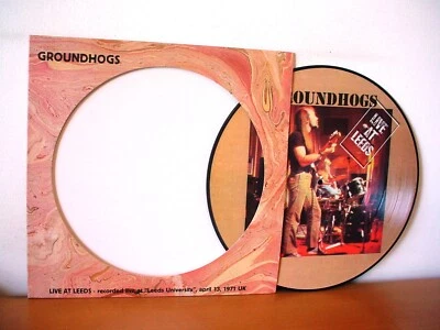 GROUNDHOGS Live At Leeds Italian pressing PICTURE DISC LP 2000 (AKARMA AK 010) Foto 1 de 4