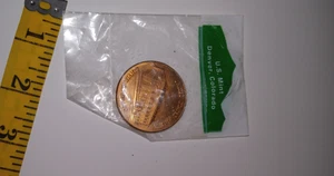 US Mint Coin Denver Colorado The Department Of Treasury Copper Uncirculated  - Picture 1 of 2