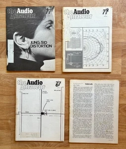 AUDIO AMATEUR Magazine 1977 Complete Volume VIII Lot of 4 Issues 1 2 3 4 - Picture 1 of 1