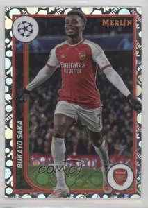 2023-24 Topps Merlín UEFA Clubes Competiciones Vintage Refractor Bukayo Saka #11 - Imagen 1 de 3