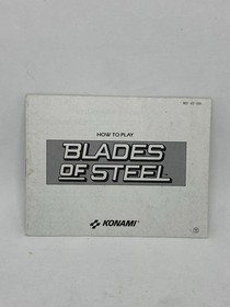 Blades of Steel (NES) Original Instruction Manual &ndash; Nintendo &ndash; NES-VS-USA