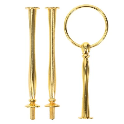 3 Tier Metal Cake Stand Fitting Zinc Alloy Holder for Dessert Display - image 1 of 4
