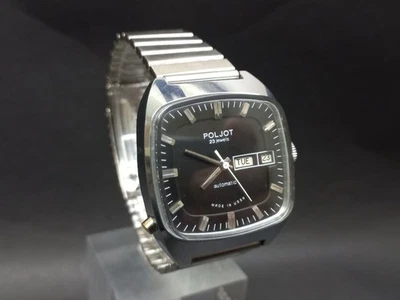Reloj Vintage Soviético Poljot Automático,Reloj Mecánico URSS,Raro Reloj Ruso Foto 1 de 4