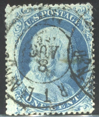 20 Franklin Used Stamp  with PF Cert BX6414 - Image 1 of 4
