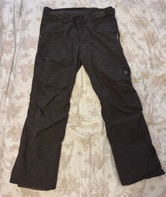 Women’s Orage Insulated Ski Pants With Adjustable Waist, Dark Gray, Size L Large - Image 1 of 4