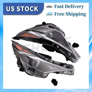 Headlights For Hyundai Elantra 2021-2022 Halogen W/LED DRL Left+Right Pair - Picture 1 of 11
