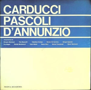 CARDUCCI PASCOLI D'ANNUNZIO - LP 33 GITI - Imagen 1 de 4