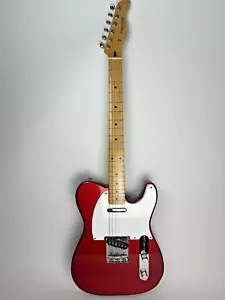 Fernandes Telecaster MIJ Electric Guitar Red Vintage 1980s w/ Gotoh Pickups - Picture 1 of 24
