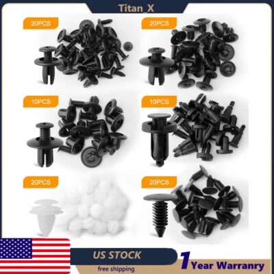 Pin de empuje de guardabarros para parachoques de coche 100 piezas para Volvo Foto 1 de 4