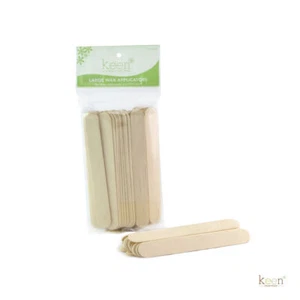 150 Large Keen Wooden Sticks Wax Applicators, Coffee Stir sticks, Crafts - Imagen 1 de 3