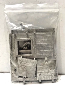 FOUR OZARK MINIATURES "G" SCALE CAST METAL REFRIGERATOR CAR ICE DOORS, NEW - Picture 1 of 4