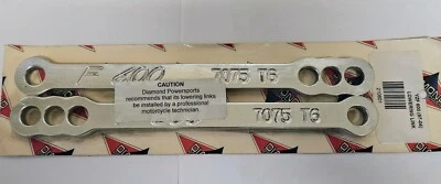 1997-2006 Yamaha YZF 600R Diamond Powersports Polished Lowering Links Dog Bones - Image 1 of 2