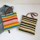 Casual Straw Woven Bag Trendy Bucket Bag 2024 Shoulder Bag  Lady
