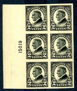 USA 611 NH VF PLATE NUMBER BLOCK OF SIX - Picture 1 of 2