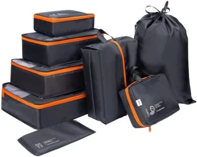✅​ 8-teilig Koffer Organizer Set Reise Packing Cubes Packtaschen für Koffer - Bild 1 von 4