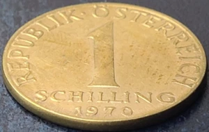 1970 Austria 1 Schilling KM# 2886 US SELLER COMBINED SHIPPING REFUND - Picture 1 of 2