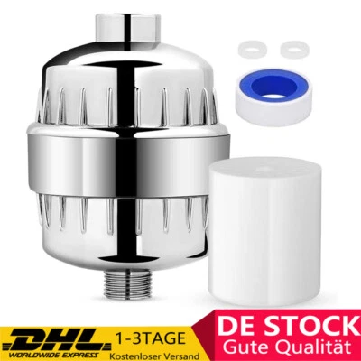 18 Stufe Dusche Duschkopffilter Wasserenthärter Wasserfilter für Duschkopf Bad - Bild 1 von 4