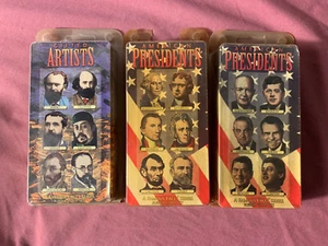 Clearsnap Stamps Famous Faces Presidents and Artists (3) *RARE UNOPENED* 1994 - Picture 1 of 2
