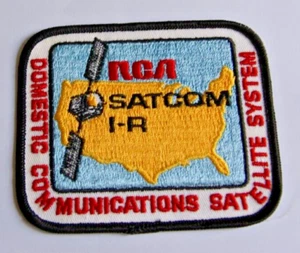 RCA Satellite Satcom System Patch 1985 I-R Domestic Communications Space NASA USA - Bild 1 von 2