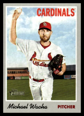 2019 Topps Heritage #119 Michael Wacha St. Louis Cardinals - Image 1 of 2