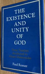EXISTENZ UND EINHEIT GOTTES: Drei Abhandlungen Moses Maimonides HC/DJ zugeschrieben - Bild 1 von 5