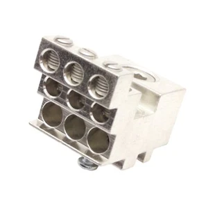 Eaton Bussman 16371-3 Power Distribution Block Lug, 1x6 Line x Load, 600V 310A - Picture 1 of 5