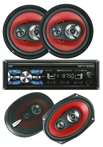 Soundstream VCD-21B CD Player Receiver+ 4x Audiobank AB-6970 & AB-1670 Speakers - Picture 1 of 9