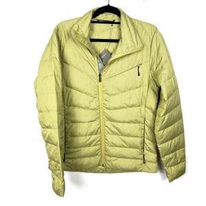 NWT Nau Mens Jacket Medium Green Goose Down Casual Zip Up - Picture 1 of 7