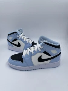 Nike Air Jordan 1 Mid GS Ice Blue - Talla 37,5 - Nuevas y sin estrenar - Imagen 1 de 6
