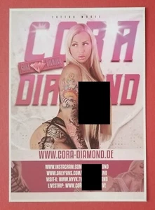 6638 Cora Diamond Erotik Model Venus Berlin Autogrammkarte - Picture 1 of 1