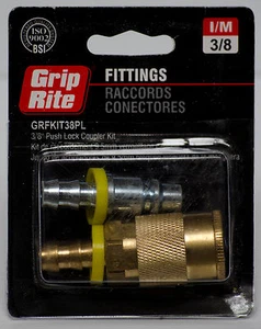 GripRite 3/8" Push Lock Kupplungssatz (GRFKIT38PL) - Bild 1 von 2