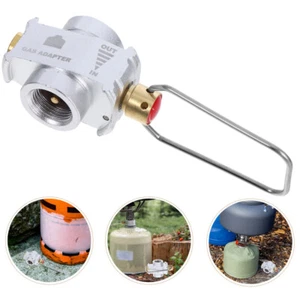 Flip Fuel Transfer Flat Tank Adapter Gas Canister Valve Camping Stove - Picture 1 of 10