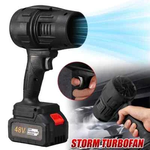 Electric Handheld Cordless Blower Vacuum Air Blower For Blowing Snow Dust Leaves - Picture 1 of 13