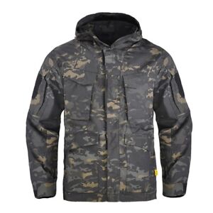 Hoded Tactical Jacket Outdoor Military Jacket Windbreaker Windproof Coat Uniform