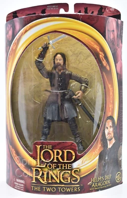Helm's Deep Aragorn - Figura de acción El Señor de los Anillos - Toy Biz 2002 Foto 1 de 4