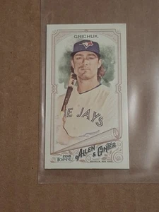 Mini tarjeta de béisbol 2018 Randal Grichuk Topps Allen and Ginter #61 Blue Jays - Imagen 1 de 2