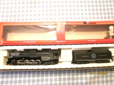 RIVAROSSI Ho-2-8-4 BERKSHIRE STEAM LOCO-CAPITAL CITIES ROUTE-BOXED - Image 1 of 4