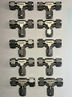 Camiseta Swagelok SS-600-3 Union 3/8 pulgadas - Lote de 5 Foto 1 de 4