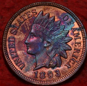Uncirculated Great Color 1893 Philadelphia Mint Indian Head Cent - Picture 1 of 2