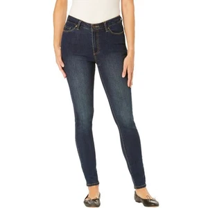Woman Within Women's Plus Size Petite Comfort Curve Slim-Leg Denim Jean - - Picture 1 of 5