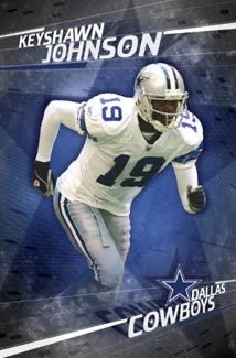 Dallas Cowboys Keyshawn Johnson Metal Sign NFL Football Wall Decor nh - Image 1 of 1