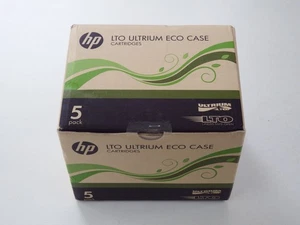 Caja de 5 cintas/cartuchos de datos HP LTO-3 400 GB/800 GB C7973AG C7973A FUNDA ECOLÓGICA - Imagen 1 de 5