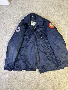 Blauer Fire Department Puffer Jacket Boston USA Size 42R - Bild 1 von 6